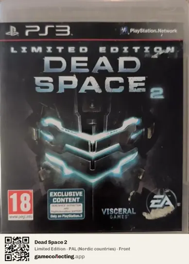 Dead Space 2 PlayStation 3, Nordic countries box front