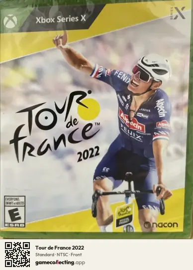 Tour de France 2022 Xbox Series X, NTSC box front