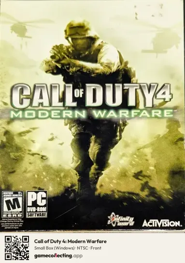 Call of Duty 4: Modern Warfare Computer, NTSC box front