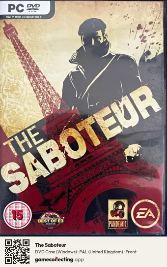 The Saboteur Computer, United Kingdom box front