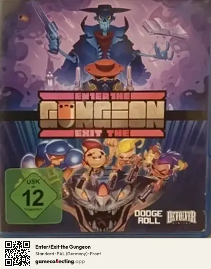 Enter/Exit the Gungeon PlayStation 4, Germany box front