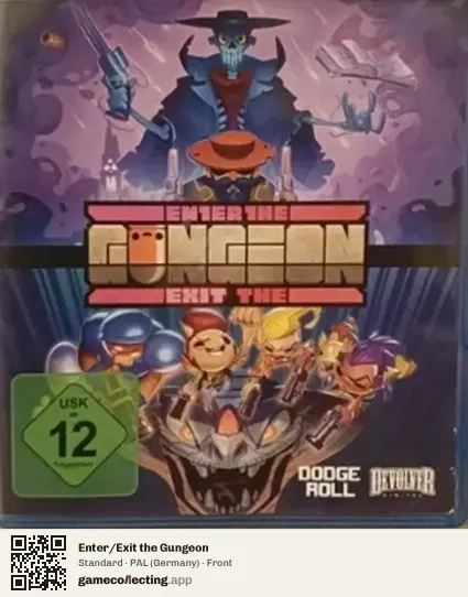 Enter/Exit the Gungeon PlayStation 4, Germany box front