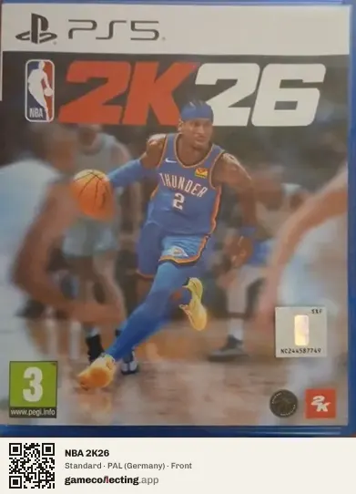 NBA 2K26 PlayStation 4, Germany box front