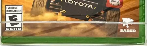 Dakar Desert Rally, the ESRB box on its front