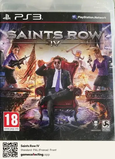 Saints Row IV PlayStation 3, France box front