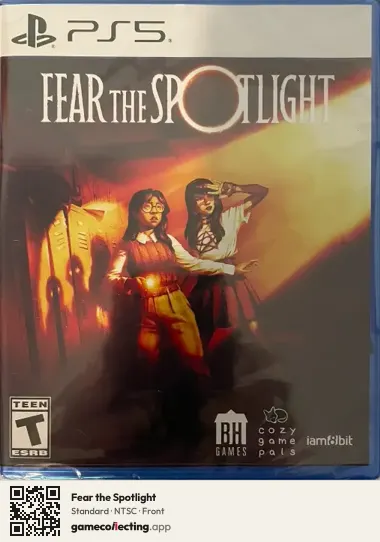 Fear the Spotlight PlayStation 5, NTSC box front