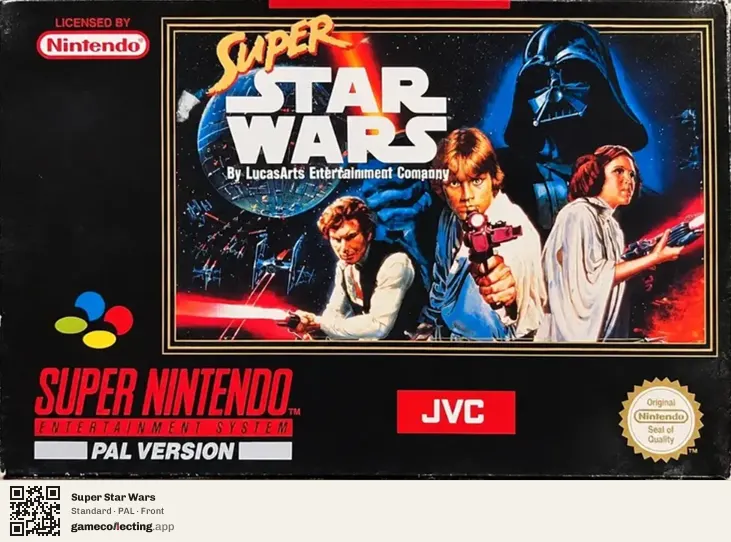 Super Star Wars Super Nintendo Entertainment System, PAL box front
