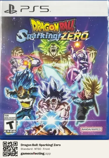 Dragon Ball: Sparking! Zero PlayStation 5, NTSC box front