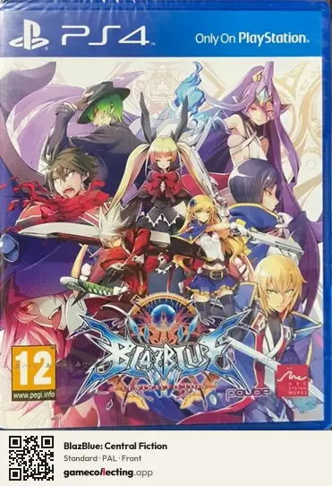 BlazBlue: Central Fiction PlayStation 4, PAL box front