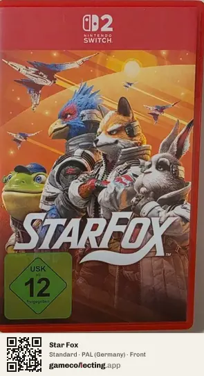 Star Fox Nintendo Switch 2, Germany box front