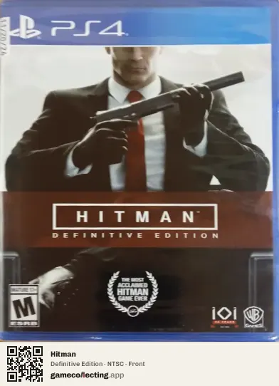 Hitman PlayStation 4, NTSC box front