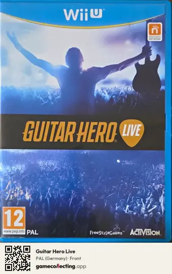 Guitar Hero Live Nintendo Wii U, Germany box front