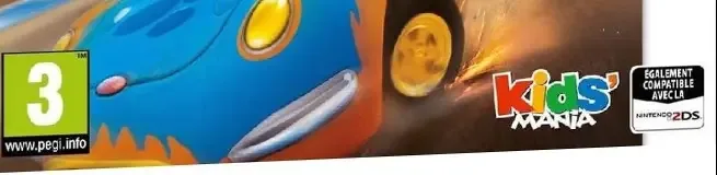 Garfield Kart, the PEGI square on its front