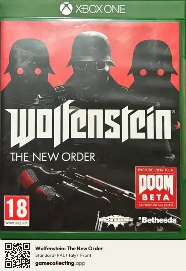 Wolfenstein: The New Order Xbox One, Italy box front