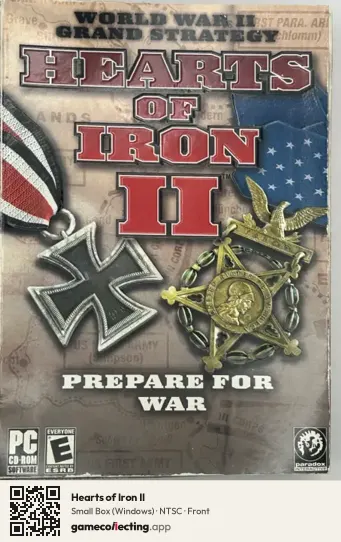 Hearts of Iron II Computer, NTSC box front
