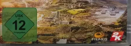 Sid Meier's Civilization VI, the USK square on its front