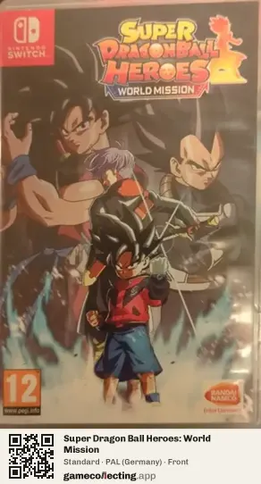 Super Dragon Ball Heroes: World Mission Nintendo Switch, Germany box front