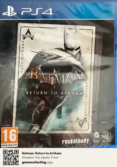 Batman: Return to Arkham PlayStation 4, Spain box front