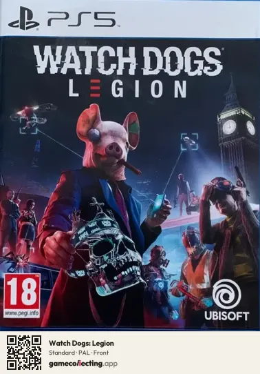 Watch Dogs: Legion PlayStation 5, PAL box front