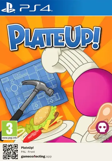 PlateUp! PlayStation 4, PAL box front