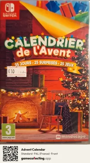 Advent Calendar Nintendo Switch, France box front