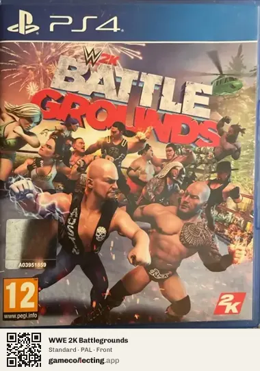WWE 2K Battlegrounds PlayStation 4, PAL box front