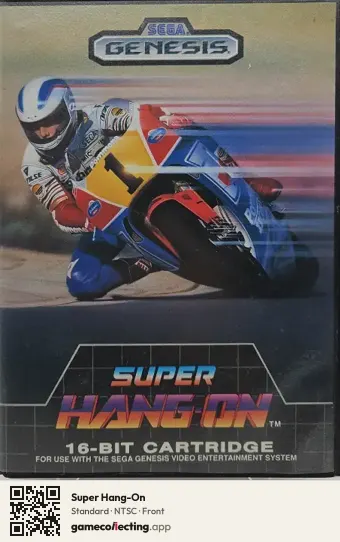 Super Hang-On Sega Mega Drive / Genesis, NTSC box front