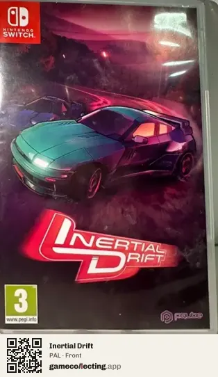 Inertial Drift Nintendo Switch, PAL box front