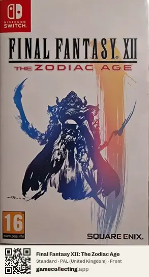 Final Fantasy XII: The Zodiac Age Nintendo Switch, United Kingdom box front