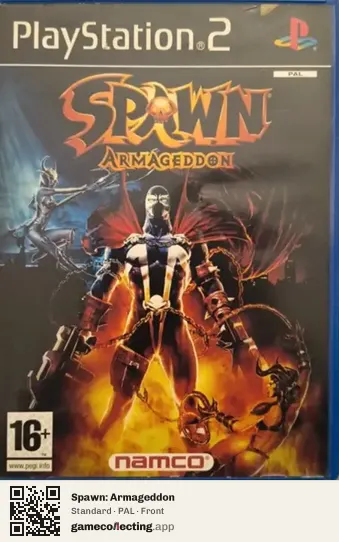 Spawn: Armageddon PlayStation 2, PAL box front