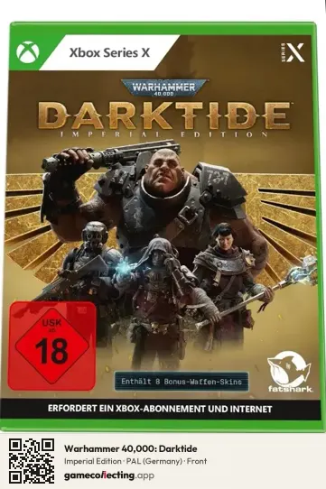 Warhammer 40,000: Darktide Xbox Series X, Germany box front