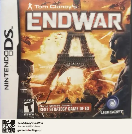 Tom Clancy's EndWar Nintendo DS, NTSC box front