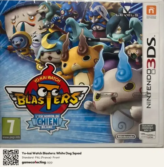 Yo-kai Watch Blasters: White Dog Squad Nintendo 3DS, France box front