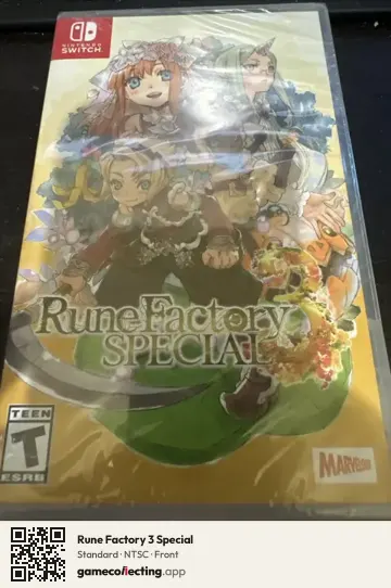 Rune Factory 3 Special Nintendo Switch, NTSC box front