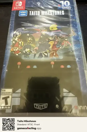 Taito Milestones Nintendo Switch, NTSC box front