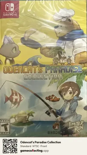 Odencat's Paradise Collection Nintendo Switch, NTSC box front