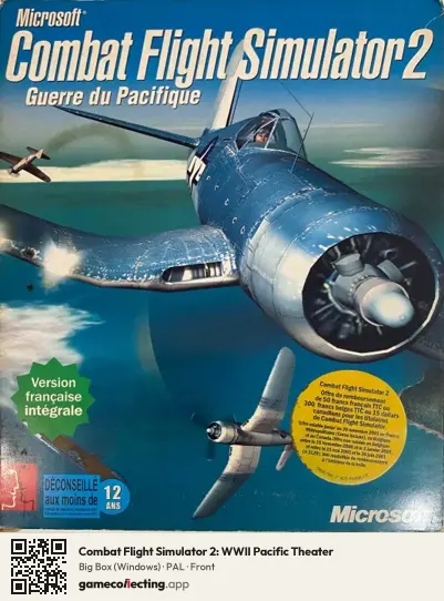 Combat Flight Simulator 2: WWII Pacific Theater Computer, PAL box front
