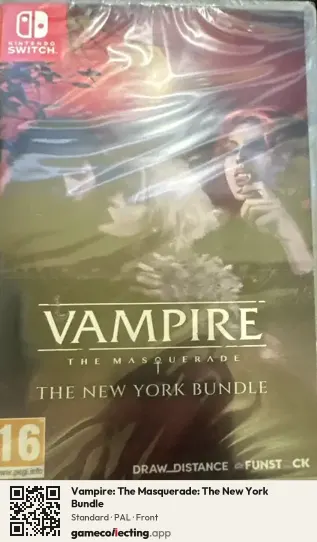 Vampire: The Masquerade: The New York Bundle Nintendo Switch, PAL box front