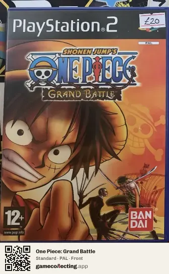 One Piece: Grand Battle PlayStation 2, PAL box front