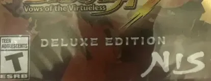 Disgaea 7: Vows of the Virtueless, the ESRB box on its front