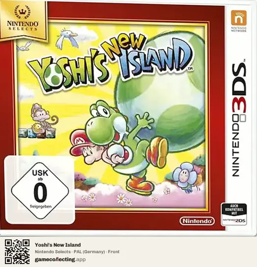 Yoshi's New Island Nintendo 3DS, Germany box front