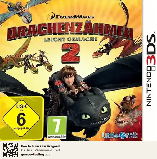 How to Train Your Dragon 2 Nintendo 3DS, Germany box front