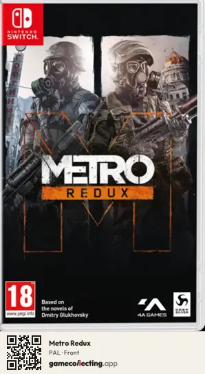 Metro Redux Nintendo Switch, PAL box front