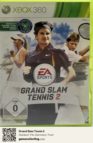 Grand Slam Tennis 2 Xbox 360, Germany box front