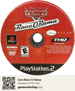 Cars Race-O-Rama PlayStation 2, NTSC disc