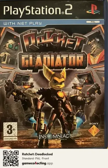 Ratchet: Deadlocked PlayStation 2, PAL box front