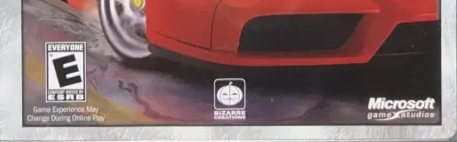 Project Gotham Racing 2, the ESRB box on its front