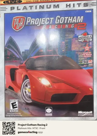 Project Gotham Racing 2 Xbox, NTSC box front