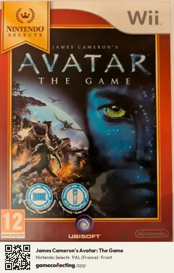 James Cameron's Avatar: The Game Nintendo Wii, France box front