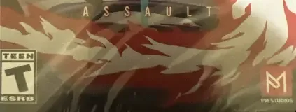 Blade Assault, the ESRB box on its front